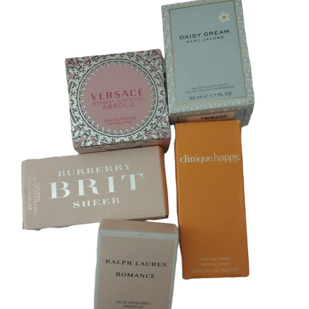 Lot of high end perfume boxes